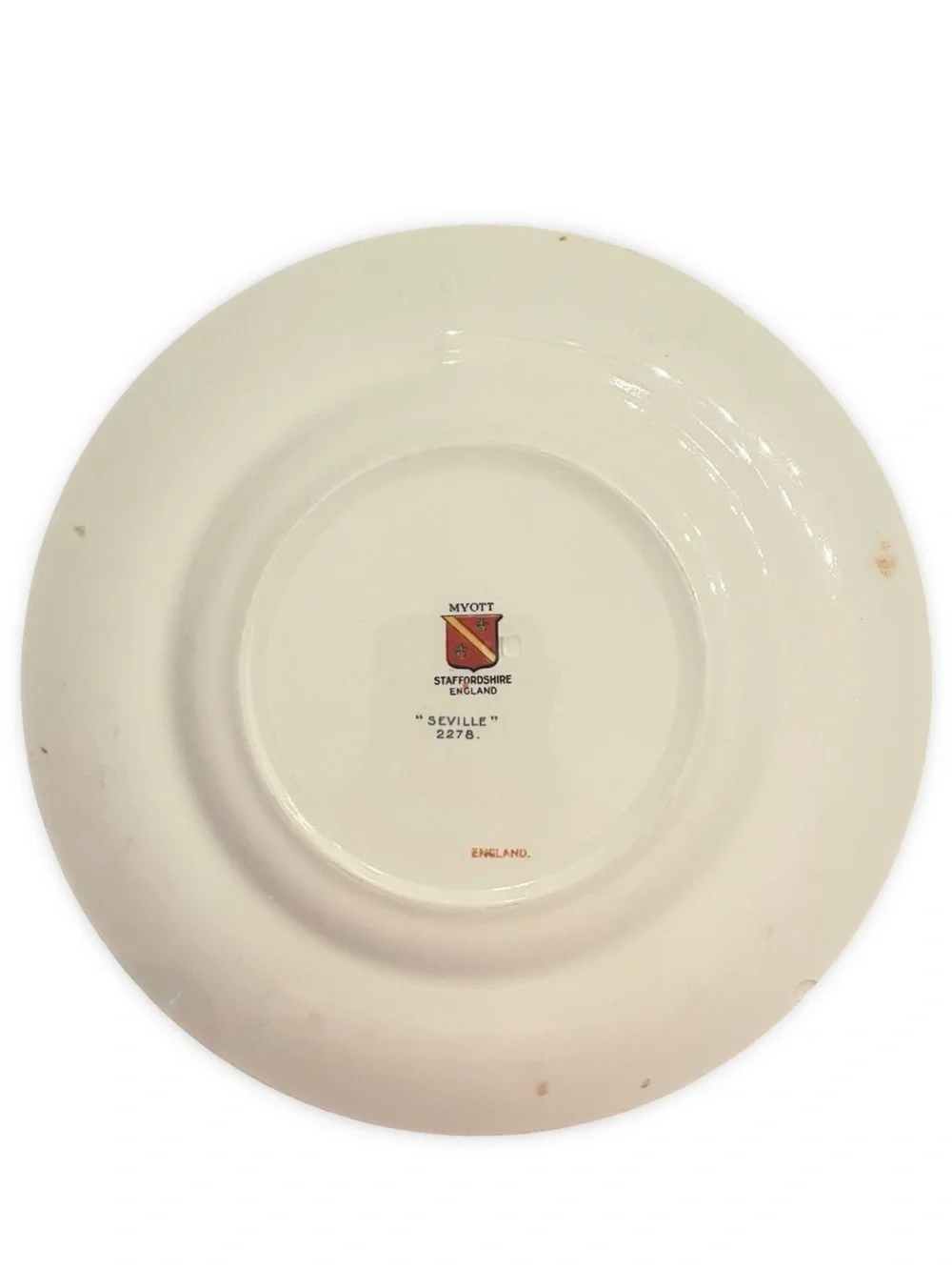 Myott Staffordshire Seville Pattern Salad/Luncheon Plate 7 7/8” Diameter